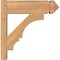 Ekena Millwork Balboa Smooth Arts and Crafts Outlooker, Western Red Cedar, 5 1/2"W x 16"D x 16"H OUT06X16X16BOA03SWR - alternate 3